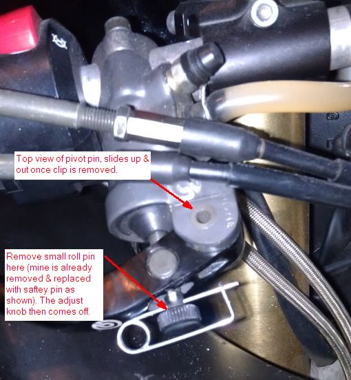 Brembo brake lever REMOVAL Suzuki GSXR Motorcycle Forums